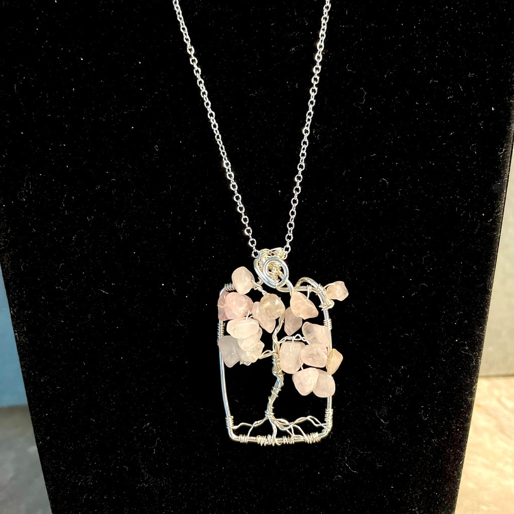 Rose Quartz Tree of Life